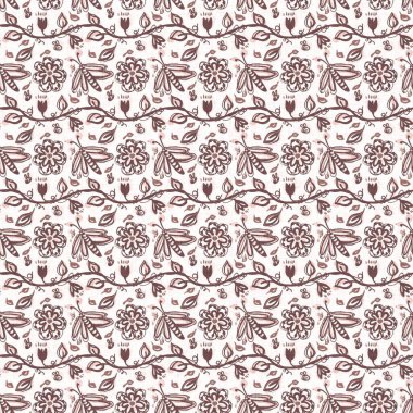 Cinsiyet olarak nötr çiçek böceği dikişsiz raster arka planı. Basit, kaprisli, romantik, 2 tonlu bir model. Çocuk odası duvar kâğıdı ya da her yerde skandal var.. 