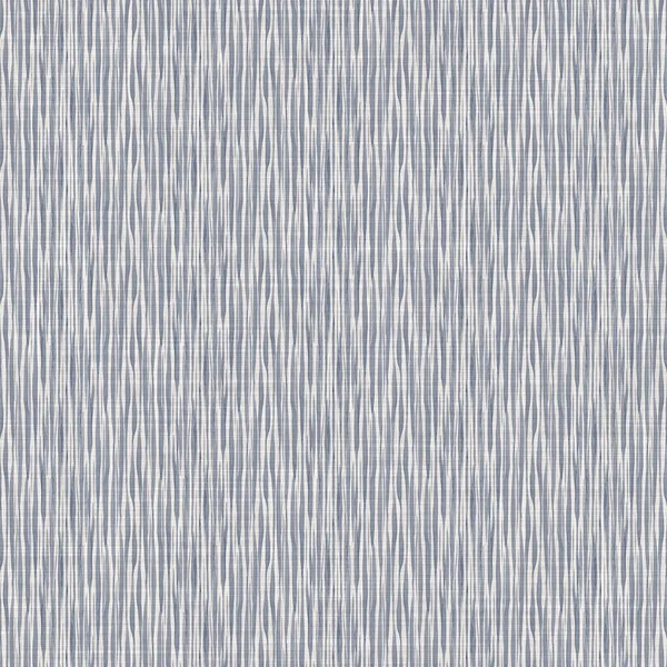 Fransk blå oregelbundet fläckigt linne sömlöst mönster. Tonal country stuga stil abstrakt spräcklig bakgrund. Enkel vintage rustik tyg textil effekt. Primitiv textur shabby chic duk. — Stockfoto