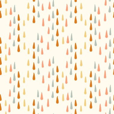 Doğal şık boho çiçeği desenli, dağınık yaban çiçeği tarzında. El çizimi organik botanik moda baskısı. Modern yaz doğa bahçesi, modaya uygun klasik kır pamuğu renginde çiçek açtı. 