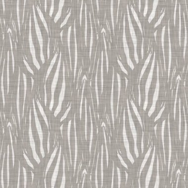 Fransız gri botanik yapraklı keten desenli, 2 tonluk kır evi motifli. Basit bir kırsal kumaş tekstil etkisi. İlkel, eski püskü, şık mutfak bezi tasarımı..