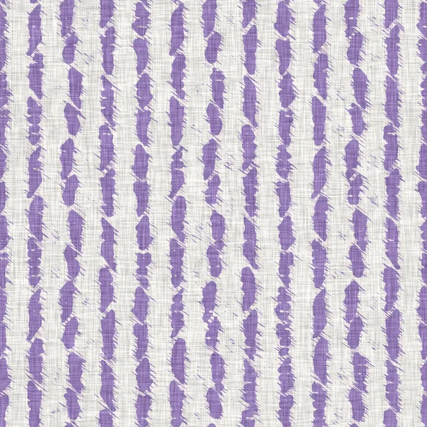 Lavender farm house broken stripe pattern. Line striped country woven all over prints. Purple rustic printed texture fabric effect. Provence style shabby chic home decor swatch.