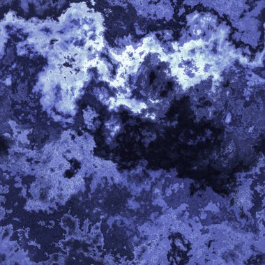 Koyu mavi mermer, erkeksi, dikişsiz doku. Düzensiz mürekkep lekesi boya etkisi. Mermer kaplanabilir grafik tasarımı duvar kağıdı örneği