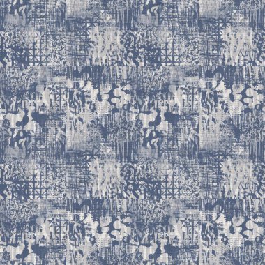 Fransız mavisi, düzensiz, noktalı keten desenli. Tonal kır evi tarzı soyut benekli arka plan. Basit bir kırsal kumaş tekstil etkisi. İlkel yapılı, pejmürde, şık bir kumaş..