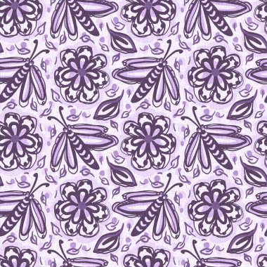 Cinsiyet olarak nötr çiçek böceği dikişsiz raster arka planı. Basit, kaprisli, romantik, 2 tonlu bir model. Çocuk odası duvar kâğıdı ya da her yerde skandal var.. 