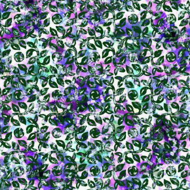 Kusursuz leylak, ombre deseni deseni. 80 'lerin mavi yıkama efektli benekli ev dekoru. 