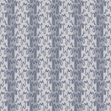 Fransız mavisi, düzensiz, noktalı keten desenli. Tonal kır evi tarzı soyut benekli arka plan. Basit bir kırsal kumaş tekstil etkisi. İlkel yapılı, pejmürde, şık bir kumaş..