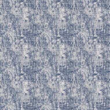 Fransız mavisi, düzensiz, noktalı keten desenli. Tonal kır evi tarzı soyut benekli arka plan. Basit bir kırsal kumaş tekstil etkisi. İlkel yapılı, pejmürde, şık bir kumaş..