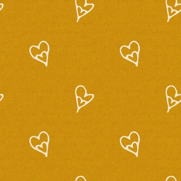 Gender neutral love heart seamless raster background. Simple whimsical 2 tone pattern. Kids nursery wallpaper or scandi all over print. — Stock Photo, Image