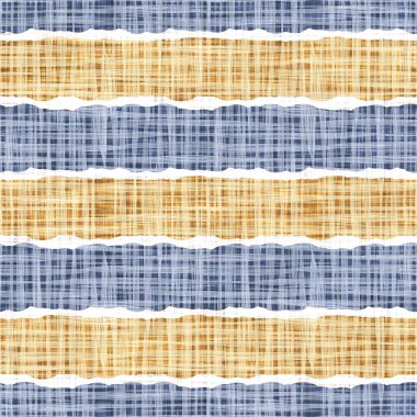 Hassas Fransız dantel efekti. Kusursuz çizgili desen. Süslü Provence tarzı dantelli kır evi dekorasyonu. Kırsal, modern, pejmürde, şık tasarım için keten kumaş duvar kağıdı..