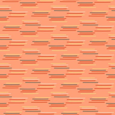 Koyu bohem çizgili, modaya uygun, düz desenli. El çizimi organik moda baskısı. Vintage kır evi çekirdek renginde modern geometrik çizgi. 