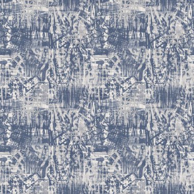 Fransız mavisi, düzensiz, noktalı keten desenli. Tonal kır evi tarzı soyut benekli arka plan. Basit bir kırsal kumaş tekstil etkisi. İlkel yapılı, pejmürde, şık bir kumaş..