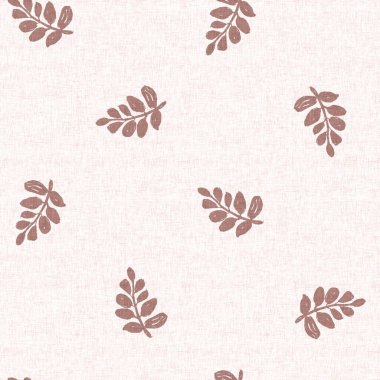 Sakin yeni doğan yaprak yaprakları dikişsiz desen. Cinsiyet açısından nötr bebek odası dekorasyonu. Scandi stili eskiz duvar kağıdı arkaplan taşı ya da yeni yürümeye başlayan giysi modaName.