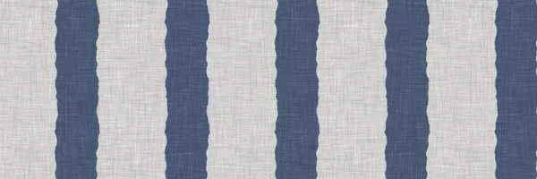 Γαλλικό μπλε βοτανικό λινό φύλλο απρόσκοπτη σύνορα με 2 τόνος χώρα μοτίβο στυλ εξοχικό σπίτι. Απλό vintage ρουστίκ ύφασμα υφάσματος. Πρωτόγονο σύγχρονο shabby κομψό σχεδιασμό πανί κουζίνας. — Φωτογραφία Αρχείου