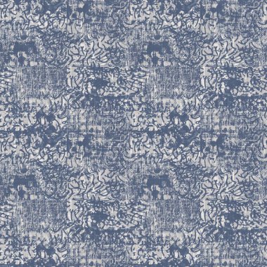Fransız mavisi, düzensiz, noktalı keten desenli. Tonal kır evi tarzı soyut benekli arka plan. Basit bir kırsal kumaş tekstil etkisi. İlkel yapılı, pejmürde, şık bir kumaş..