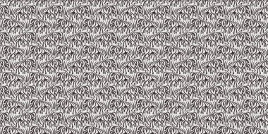 Fransız gri botanik yaprağı, iki tonluk kır evi motifli dikişsiz sınır. Basit bir kırsal kumaş tekstil etkisi. İlkel, eski püskü, şık mutfak bezi tasarımı..