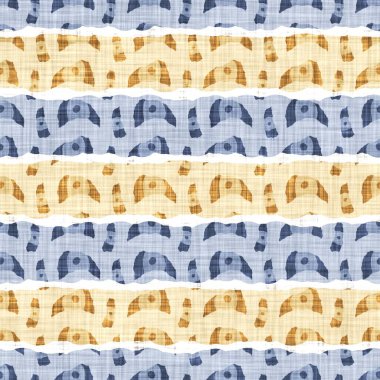 Hassas Fransız dantel efekti. Kusursuz çizgili desen. Süslü Provence tarzı dantelli kır evi dekorasyonu. Kırsal, modern, pejmürde, şık tasarım için keten kumaş duvar kağıdı..