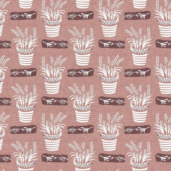 Gender neutral dark pink flower seamless raster background. Simple whimsical 2 tone pattern. Kids floral nursery wallpaper or scandi all over print. — Stock Photo, Image