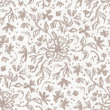 Kusursuz minimalist karalama çiçek desenli arka plan. İki tonlu duvar kağıdını sakinleştir. Basit modern skandi unisex bebek tasarımı. Her yerde organik, çocuksu, cinsiyetsiz, tarafsız bir bebek var. El çizimi çiçek..