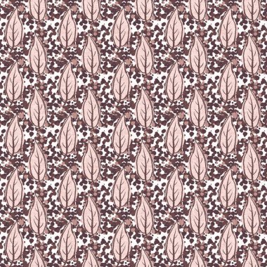 Cinsiyet ayrımı olmayan pembe yaprak, dikişsiz raster arka plan. Basit, kaprisli, 2 tonlu bir model. Çocuk odası duvar kâğıdı ya da her yerde skandal var..