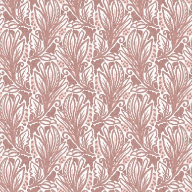 Cinsiyet ayrımı olmayan pembe yaprak, dikişsiz raster arka plan. Basit, kaprisli, 2 tonlu bir model. Çocuk odası duvar kâğıdı ya da her yerde skandal var..