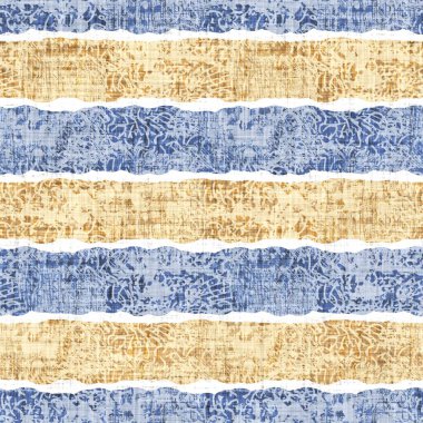 Hassas Fransız dantel efekti. Kusursuz çizgili desen. Süslü Provence tarzı dantelli kır evi dekorasyonu. Kırsal, modern, pejmürde, şık tasarım için keten kumaş duvar kağıdı..