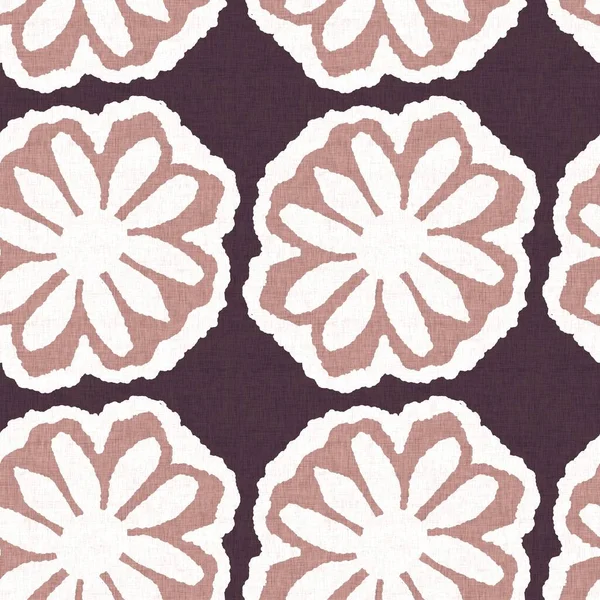 Gender neutral dark pink flower seamless raster background. Simple whimsical 2 tone pattern. Kids floral nursery wallpaper or scandi all over print.