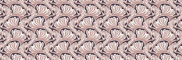 Gender neutral floral flower seamless raster border. Simple whimsical 2 tone pattern. Kids nursery wallpaper or scandi all over print. — ストック写真