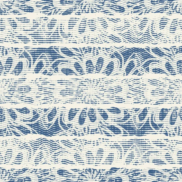 Delicate french lace effect seamless stripe pattern. Ornate provence style lacy ribbon country cottage decor background. Linen fabric wallpaper for rustic modern shabby chic design. — Stock Photo, Image