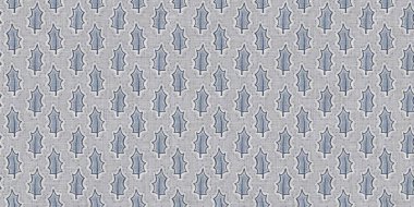 Fransız mavi botanik yaprağı, iki tonluk kır evi motifli, dikişsiz sınır. Basit bir kırsal kumaş tekstil etkisi. İlkel, eski püskü, şık mutfak bezi tasarımı..