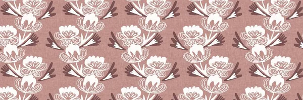 Cinsiyet ayrımı olmayan çiçek dikişsiz raster sınırı. Basit, kaprisli, 2 tonlu bir model. Çocuk odası duvar kâğıdı ya da her yerde skandal var..