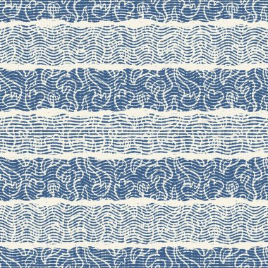 Hassas Fransız dantel efekti. Kusursuz çizgili desen. Süslü Provence tarzı dantelli kır evi dekorasyonu. Kırsal, modern, pejmürde, şık tasarım için keten kumaş duvar kağıdı..