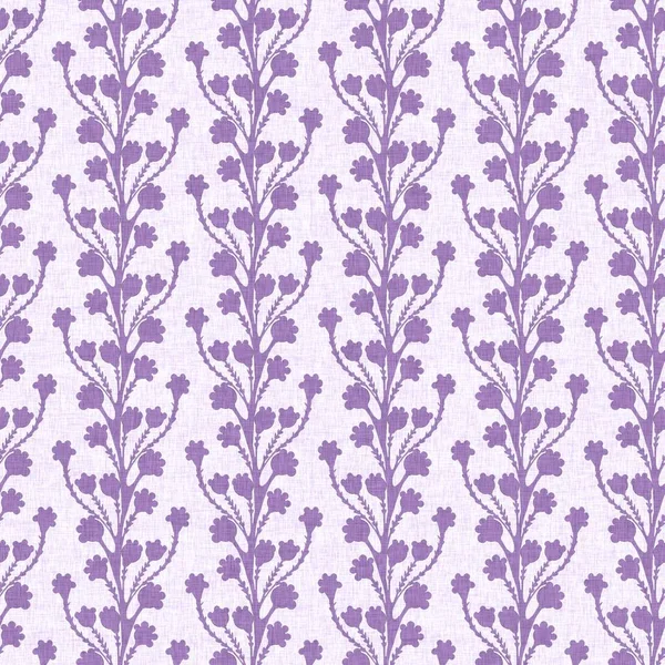 Geschlechtsneutrale lila Blume nahtlosen Raster Hintergrund. Einfaches skurriles 2-Ton-Muster. Kinder Blumen Kinderzimmer Tapete oder scandi ganz über Druck. — Stockfoto