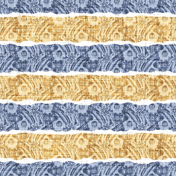 Hassas Fransız dantel efekti. Kusursuz çizgili desen. Süslü Provence tarzı dantelli kır evi dekorasyonu. Kırsal, modern, pejmürde, şık tasarım için keten kumaş duvar kağıdı..