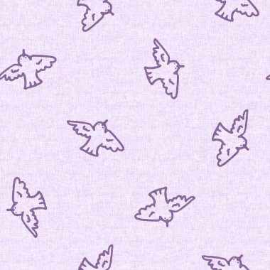 Gökyüzünde cinsiyeti belirsiz, pürüzsüz, mor bir arka plan. Basit, kaprisli, 2 tonlu bir model. Çocuk odası duvar kâğıdı ya da her yerde skandal var..