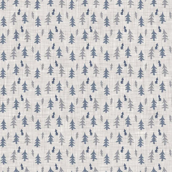 Fransız mavi botanik yaprağı keten desenli ve 2 tonluk kır evi motifli. Basit bir kırsal kumaş tekstil etkisi. İlkel, eski püskü, şık mutfak bezi tasarımı..