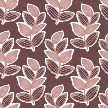 Cinsiyet ayrımı olmayan pembe yaprak, dikişsiz raster arka plan. Basit, kaprisli, 2 tonlu bir model. Çocuk odası duvar kâğıdı ya da her yerde skandal var..