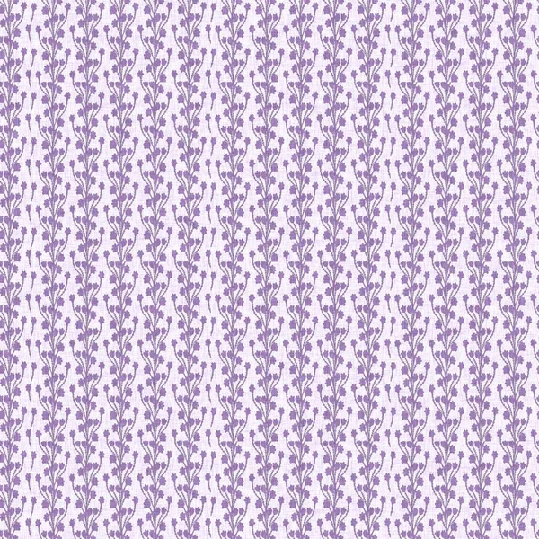 Gender neutral purple flower seamless raster background. Simple whimsical 2 tone pattern. Kids floral nursery wallpaper or scandi all over print. — Stock fotografie