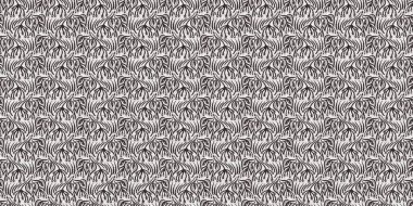 Fransız gri botanik yaprağı, iki tonluk kır evi motifli dikişsiz sınır. Basit bir kırsal kumaş tekstil etkisi. İlkel, eski püskü, şık mutfak bezi tasarımı..