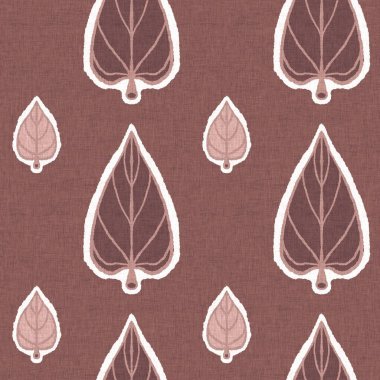 Cinsiyet ayrımı olmayan pembe yaprak, dikişsiz raster arka plan. Basit, kaprisli, 2 tonlu bir model. Çocuk odası duvar kâğıdı ya da her yerde skandal var..