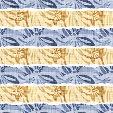 Hassas Fransız dantel efekti. Kusursuz çizgili desen. Süslü Provence tarzı dantelli kır evi dekorasyonu. Kırsal, modern, pejmürde, şık tasarım için keten kumaş duvar kağıdı..