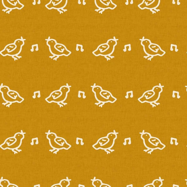 Gender neutral bird in sky seamless raster background. Simple whimsical 2 tone pattern. Kids nursery wallpaper or scandi all over print