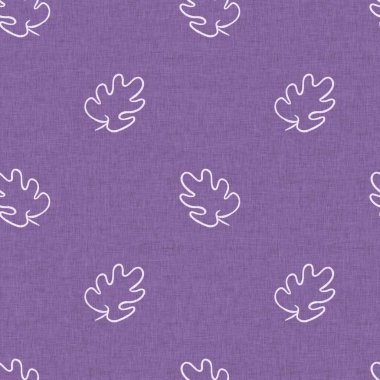 Cinsiyet olarak nötr yaprak dikişsiz raster arka plan. Basit, mor, 2 tonluk bir desen. Çocuk odası duvar kâğıdı ya da her yerde skandal var.