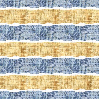 Hassas Fransız dantel efekti. Kusursuz çizgili desen. Süslü Provence tarzı dantelli kır evi dekorasyonu. Kırsal, modern, pejmürde, şık tasarım için keten kumaş duvar kağıdı.