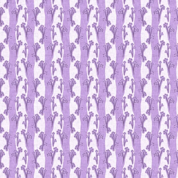 Gender Neutral Purple Flower Seamless Raster Background Simple Whimsical Tone — Stok Foto