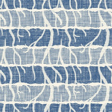 Hassas Fransız dantel efekti. Kusursuz çizgili desen. Süslü Provence tarzı dantelli kır evi dekorasyonu. Kırsal, modern, pejmürde, şık tasarım için keten kumaş duvar kağıdı.