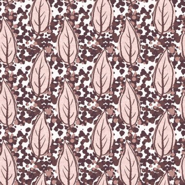 Cinsiyet ayrımı olmayan pembe yaprak, dikişsiz raster arka plan. Basit, kaprisli, 2 tonlu bir model. Çocuk odası duvar kâğıdı ya da her yerde skandal var.