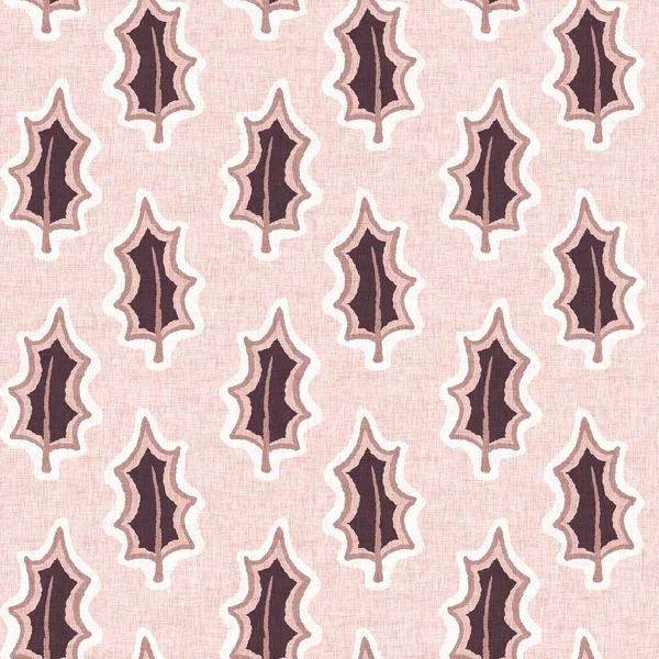 Гендерний Нейтральний Рожевий Лист Безшовного Растрового Фону Простий Примхливий Тонний — стокове фото