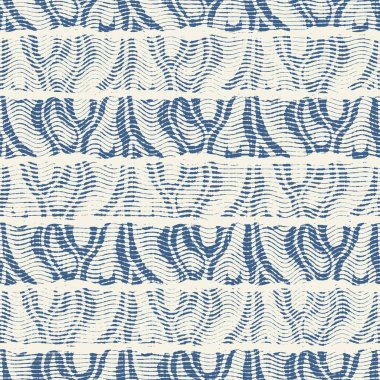 Hassas Fransız dantel efekti. Kusursuz çizgili desen. Süslü Provence tarzı dantelli kır evi dekorasyonu. Kırsal, modern, pejmürde, şık tasarım için keten kumaş duvar kağıdı.