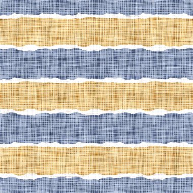 Hassas Fransız dantel efekti. Kusursuz çizgili desen. Süslü Provence tarzı dantelli kır evi dekorasyonu. Kırsal, modern, pejmürde, şık tasarım için keten kumaş duvar kağıdı.