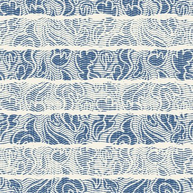 Hassas Fransız dantel efekti. Kusursuz çizgili desen. Süslü Provence tarzı dantelli kır evi dekorasyonu. Kırsal, modern, pejmürde, şık tasarım için keten kumaş duvar kağıdı.